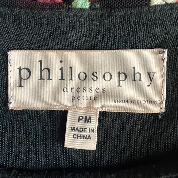 Philosophy boho floral embroidered midi dress women’s PM - Picture 11 of 15